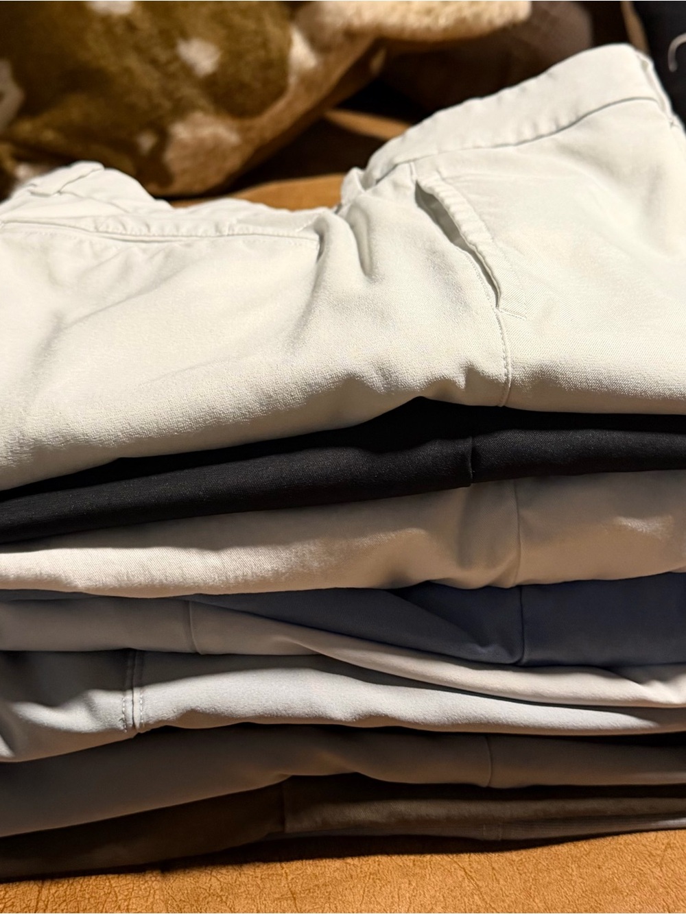 10 Name brand Men's Flat Front Shorts Gray,Black,White,Blue 34